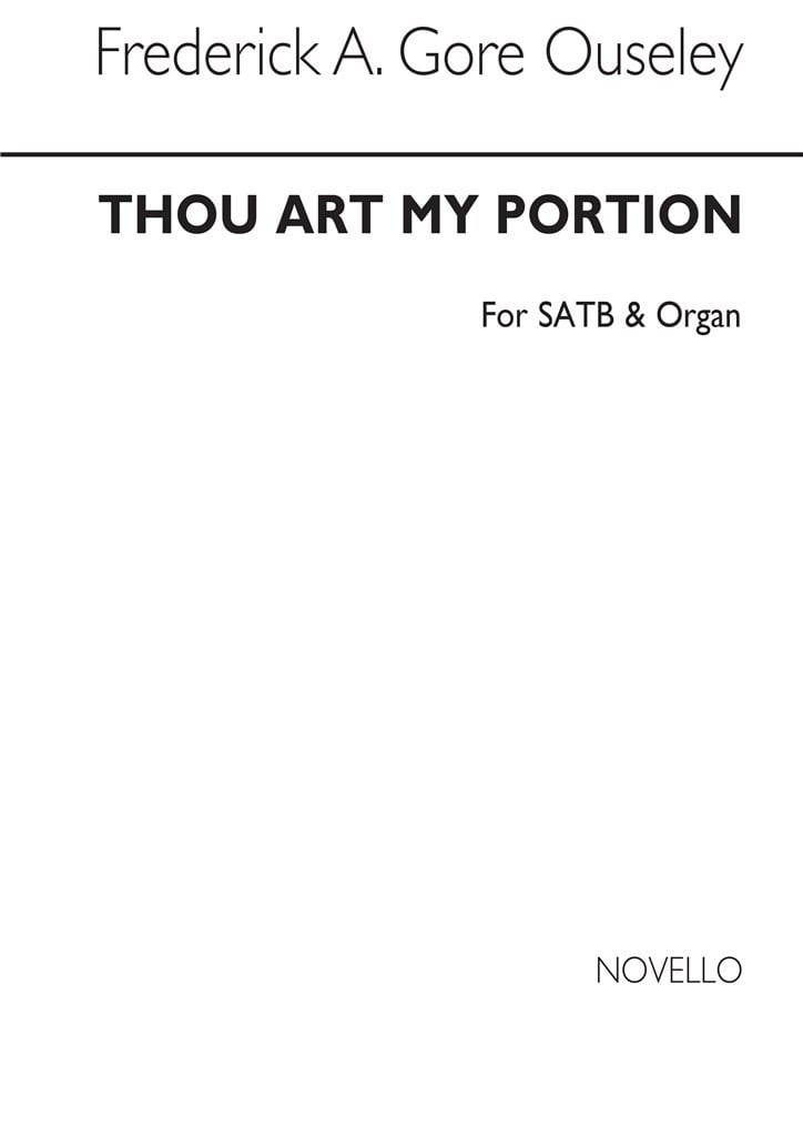 Thou Art My Portion Satb/Organ